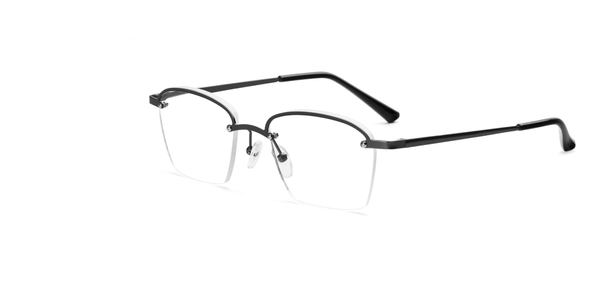 1 pair of square metal reading glasses, suitable for daily fashion accessories