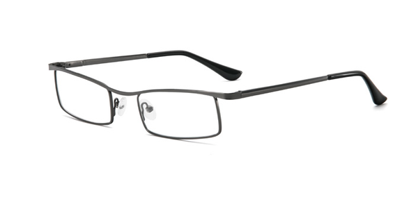 1 pair of square metal reading glasses, suitable for daily fashion accessories