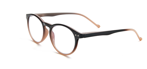 1 pair of round frame reading glasses, suitable for daily fashion accessories