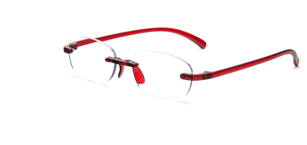 1 pair of frameless reading glasses, suitable for daily fashion accessories
