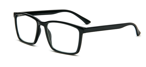 1 pair of square reading glasses, suitable for daily fashion accessories