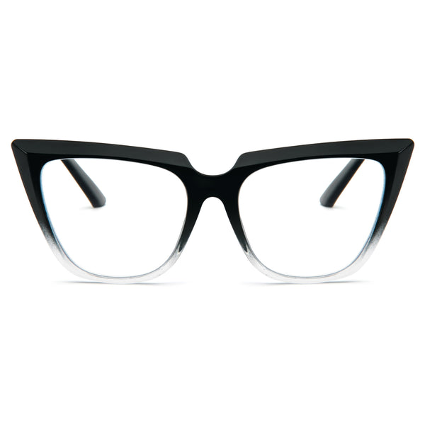 Cat Eye Reading Glasses Large Frame Readers For Women and Men