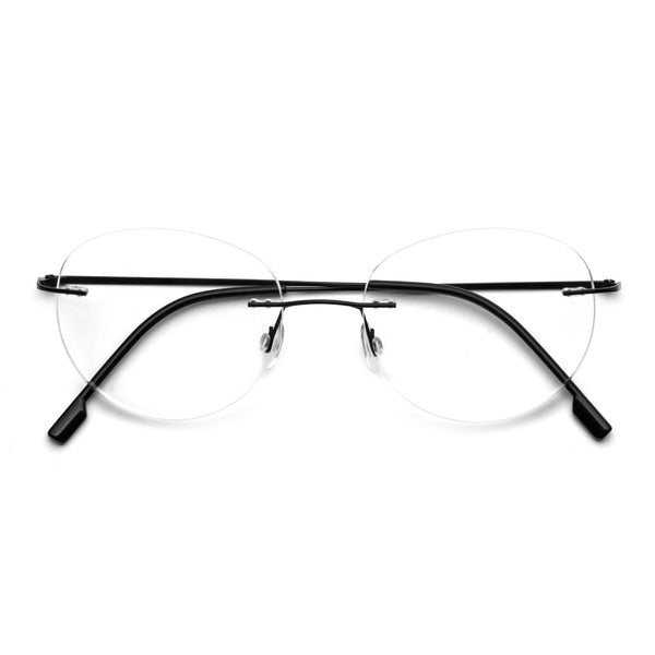 Around Style Reading Glasses Rimless  Lightweight Spring Hinge