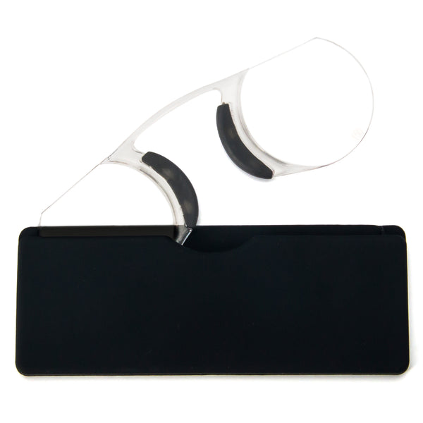 Reading Glasses Frameless for Men Women with Mini Portable Case
