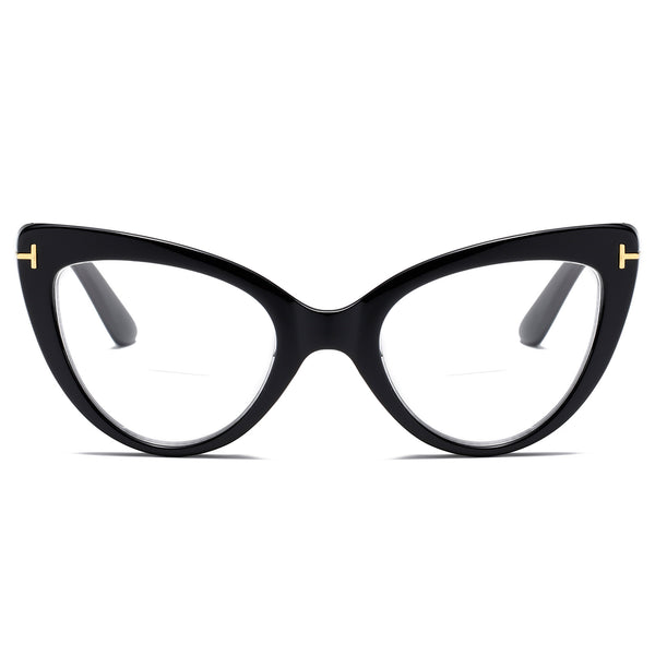 Bifocal Cat Eye Reading Glasses For Women