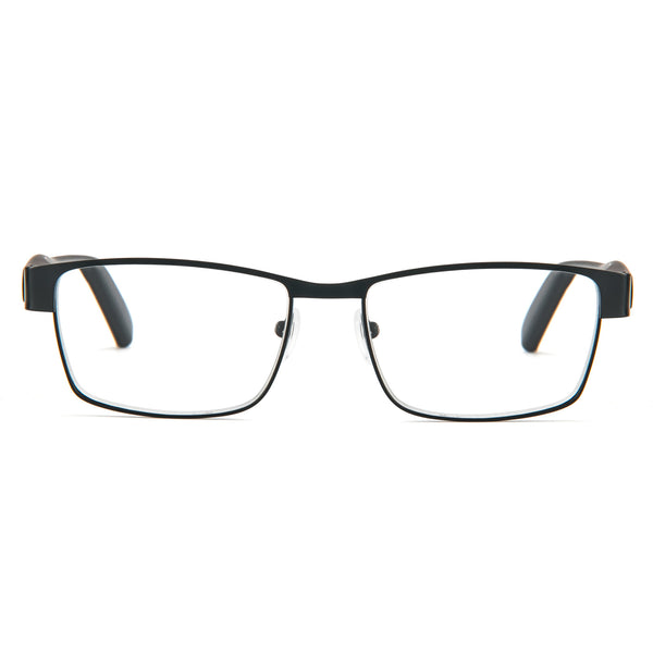 Metal Full Frame Square Reading Glasses for Men