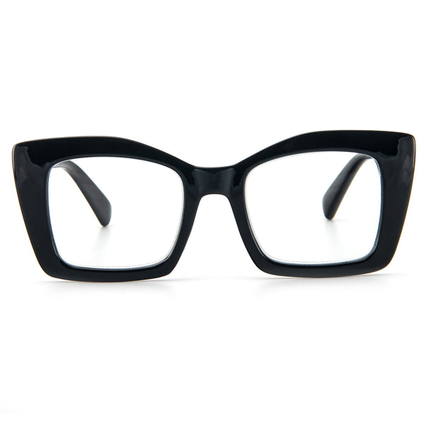 1pc Square Thick Frame Reading Glasses Suitable for Daily use by Men and Women