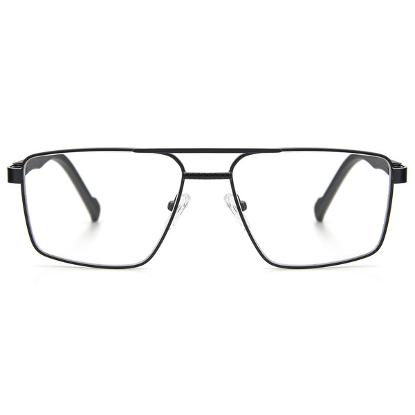 1pc Metal Square Aviator Reading