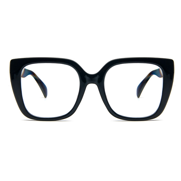 Oversized Reading Glasses Stripe Stylish