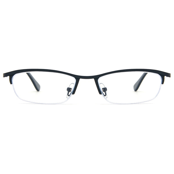 Small Semi Rim Reading Glasses for Women Men
