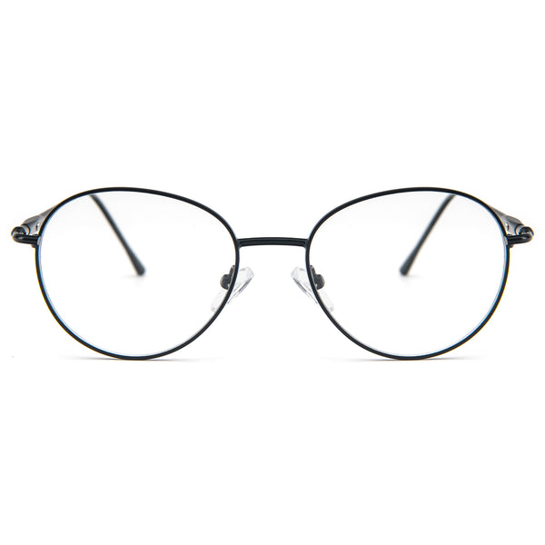 1pc Round Metal Frame Reading Glasses