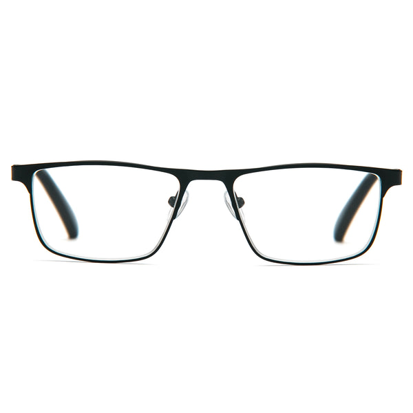 Reading Glasses for Men Metal Full Frame Square Style