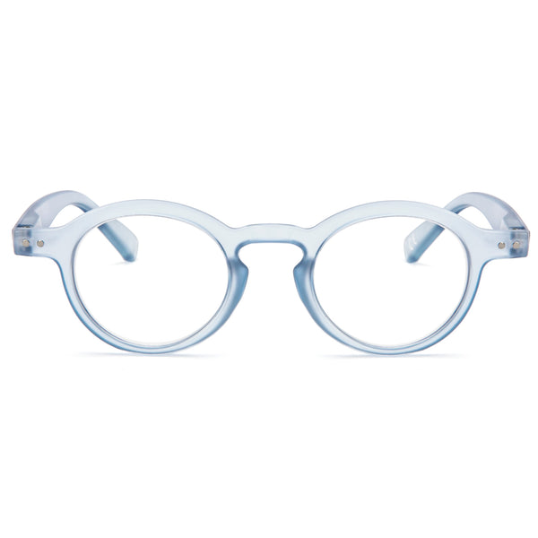 Round Reading Glasses Spring Hinges  for Men Women